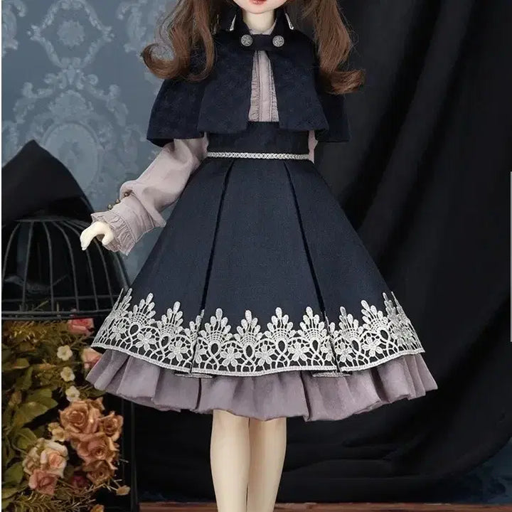 [BUNJANG] Volks SD Girl Outfit Cape Set / 보크스 sd 신작 여아 의상 케이프 세트