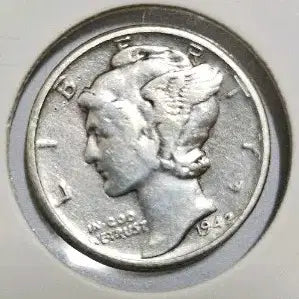 [BUNJANG] 1942 United States Mercury Dime Silver Coin / (은화)미국 1942년 10센트 머큐리 다임(동전.외국주화)04