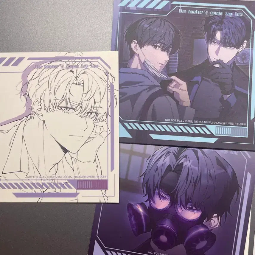 [BUNJANG] Hunter x Hunter Gratè Paper Coaster / 헌조살 헌터는 조용히 살고싶다 그라떼 종이코스터