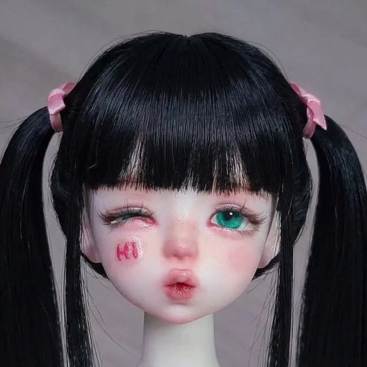[BUNJANG] MSD Size Custom Makeup Ball-Jointed Doll Head (1/4 Scale) / 구관 MSD 화장된 헤드 구체관절인형 머리 1/4