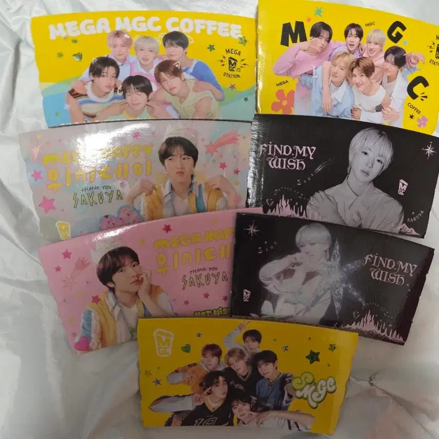 [BUNJANG] Sakura Mega Coffee Cup Holder Bundle Set / 메가커피 사쿠야 컵홀더 일괄