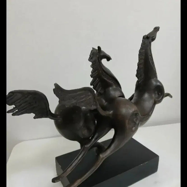 [BUNJANG] Bronze Horse Pair Statue / 청동 말 한쌍 조각상
