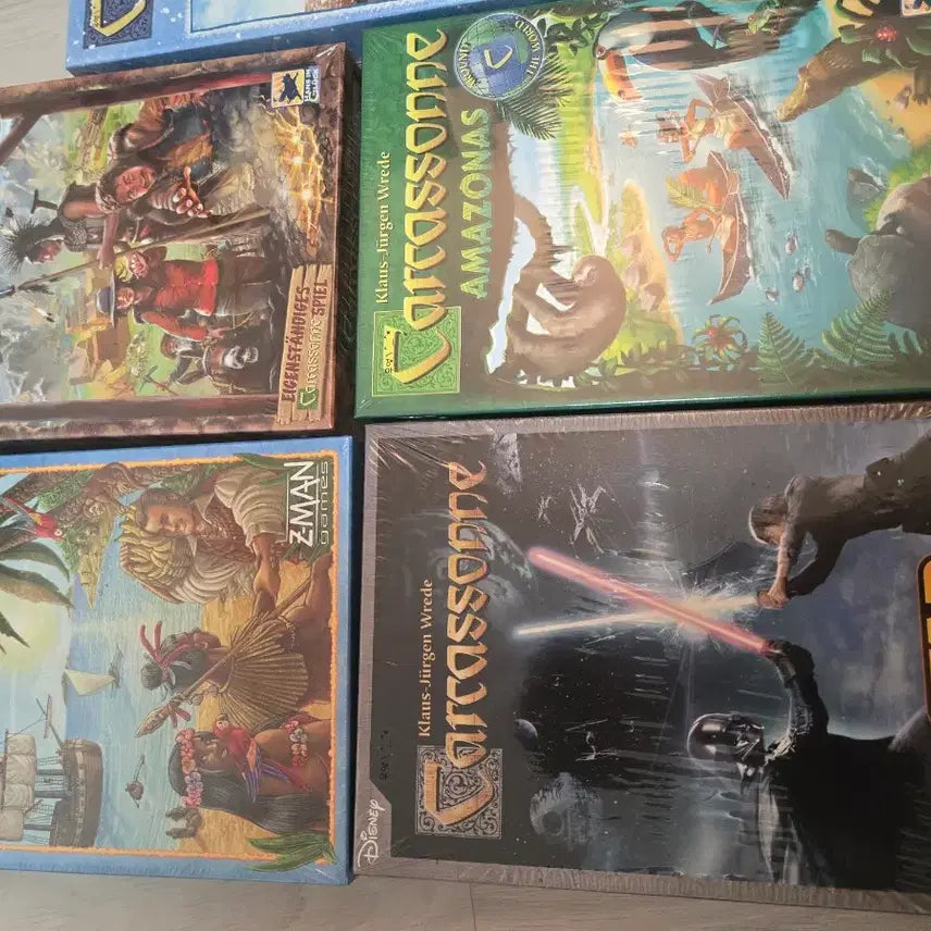 [BUNJANG] Carcassonne Board Game Standalone Set (Winter Edition, Amazonas, Star Wars, Gold Rush, South Seas) / 카르카손 보드게임 스탠드얼론 세트(윈터에디션/아마조나스/스타워즈/골드러쉬/사우스씨즈)