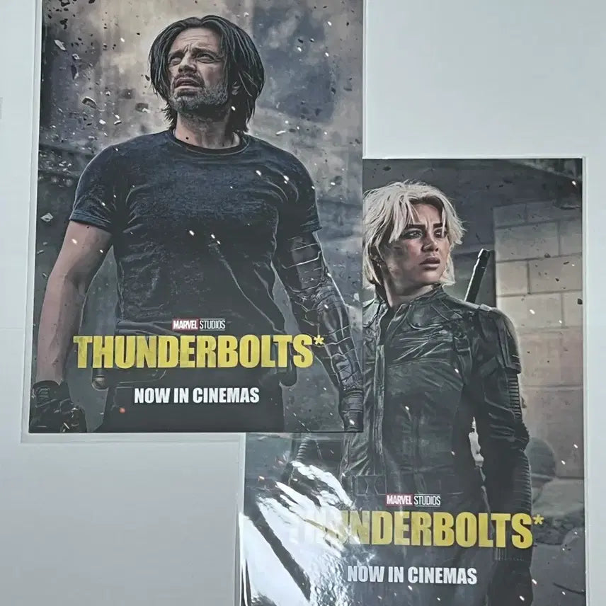 [BUNJANG] Marvel Studios Thunderbolts Movie Poster Bundle (Bucky, Yelena) / (박스포장)썬더볼츠 포스터 버키 옐레나 일괄판매