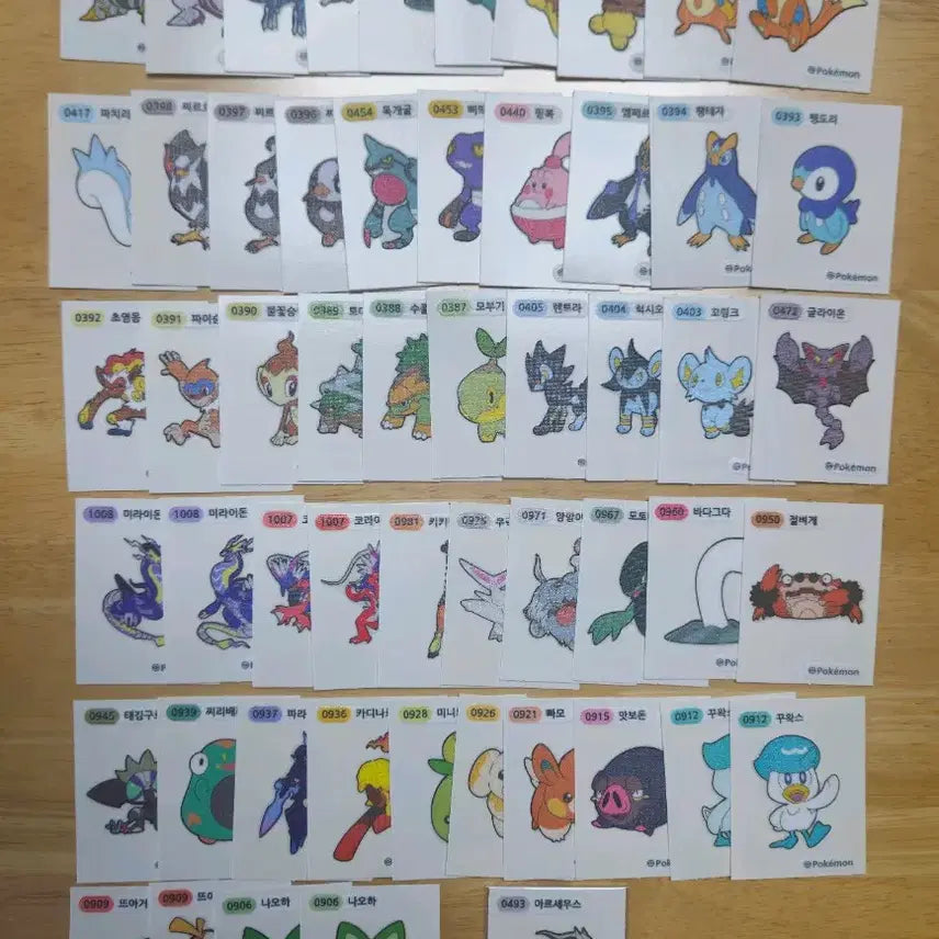 [BUNJANG] Pokemon Generation 3, 4, 9 Complete Set / 포켓몬 3.4.9세대