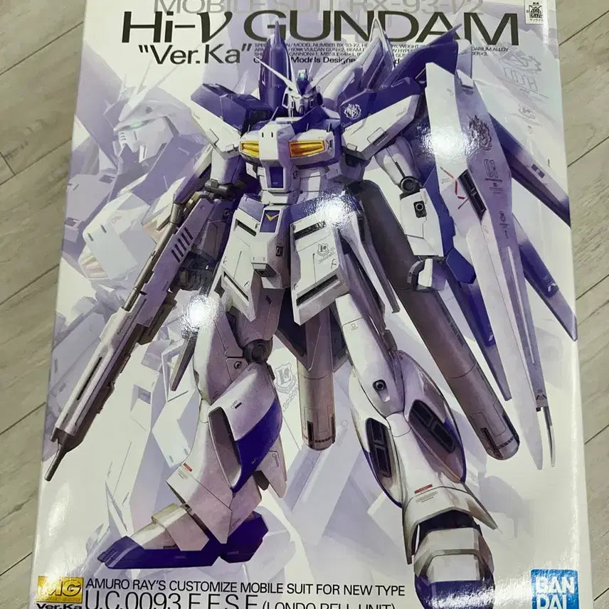 [BUNJANG] Bandai MG Hi-ν Gundam Ver.Ka / 반다이 MG 하이뉴 건담 Ver.Ka