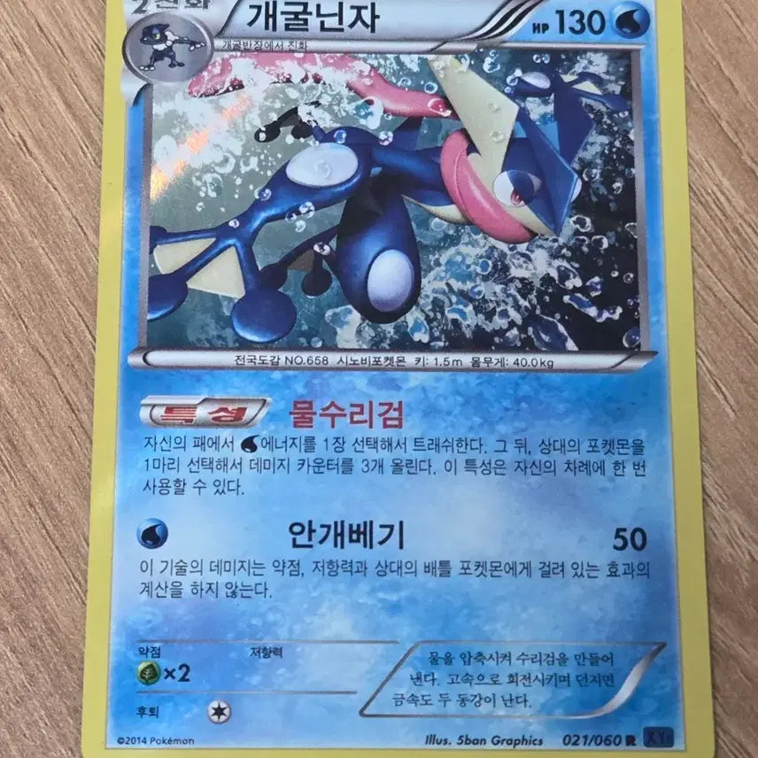 [BUNJANG] Greninja Pokémon Card XY1 / 개굴닌자 포켓몬카드 xy1
