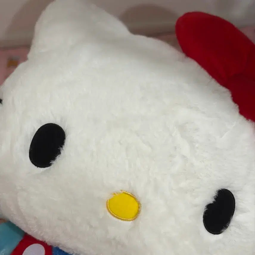 [BUNJANG] Long-Haired Large Kitty Plush Doll / 장모 대형 키티 인형