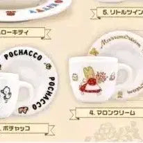 [BUNJANG] Sanrio Miniature Gacha Cup &amp; Saucer Set (2 Types) / 일괄)산리오 미니어처 가챠 컵앤소서 2종 (포차코(포챠코) 마론크림)