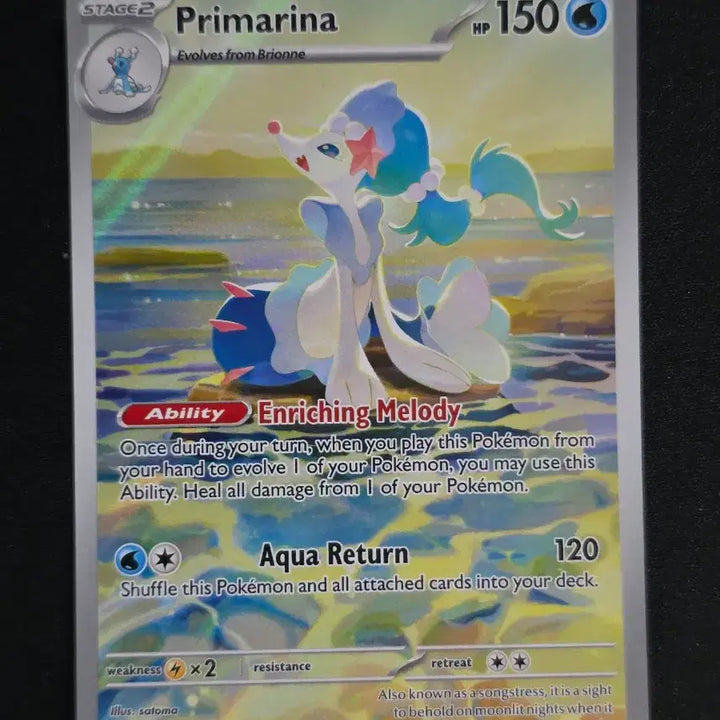 [BUNJANG] Sandygast &amp; Primarina English Pokemon Cards - Bundle Set / 포켓몬카드 영문판 모래꿍 Sandygast 누리레느 Primarina 2장 일괄
