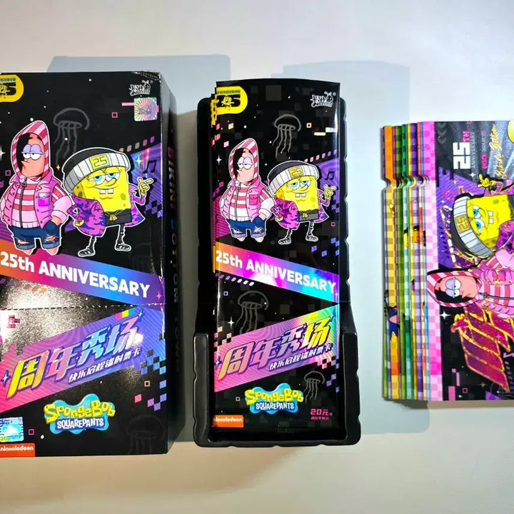 [BUNJANG] Kayou SpongeBob 25th Anniversary Ticket Card Set (12 Types) / 카유 스폰지밥 25주년 티켓 카드 12종 전종