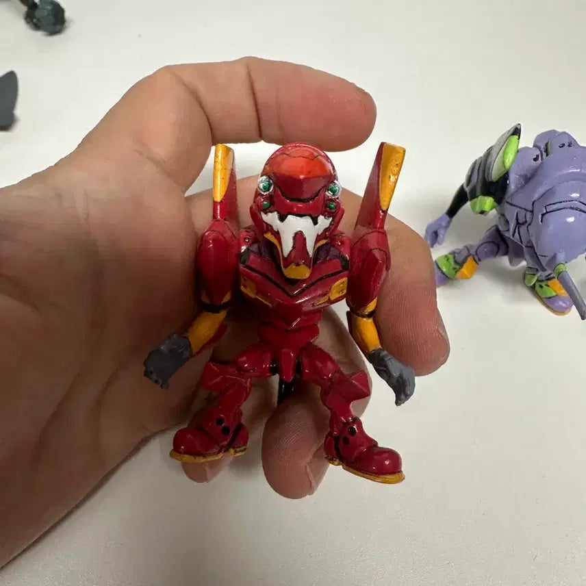 [BUNJANG] Evangelion TV Series Unit-00, Unit-01, Unit-02 Mini SD Figures / 에반게리온 TV 판 영호기 초호기 2호기 미니 피규어