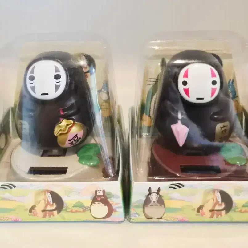 [BUNJANG] Spirited Away No-Face Solar Powered Waving Figurine / 센과 치히로의 행방불명 가오나시 태양광 흔들인형 피규어