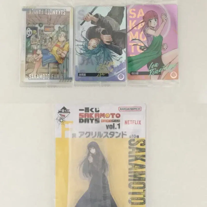 [BUNJANG] Sakamoto Days Acrylic &amp; Metal Card Bundle Set / 일괄)사카모토데이즈 아크릴 웨하스메탈카드