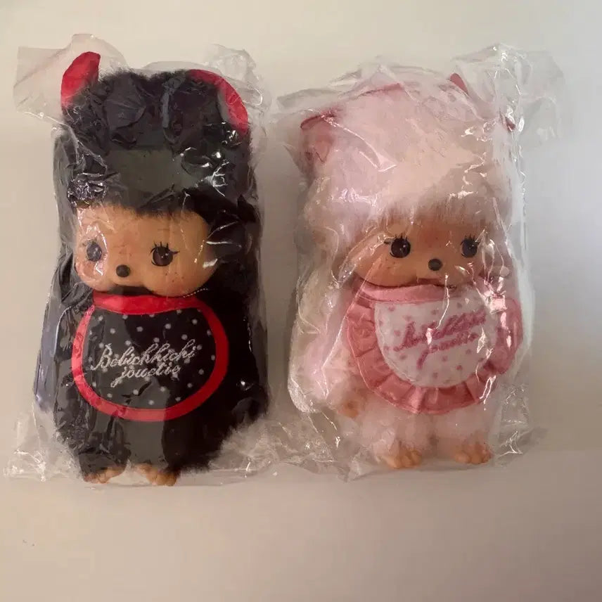 [BUNJANG] Monchhichi Bebichhichi JueTee Angel &amp; Devil Dolls Bundle Set / (최종할인)몬치치 베비치치 쥬에티 쥬에띠 천사 악마 인형 2종 일괄