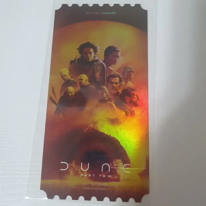 [BUNJANG] Dune 2 Megabox Special Ticket (Type B) / 오티 메가박스 듄2 (B타입)