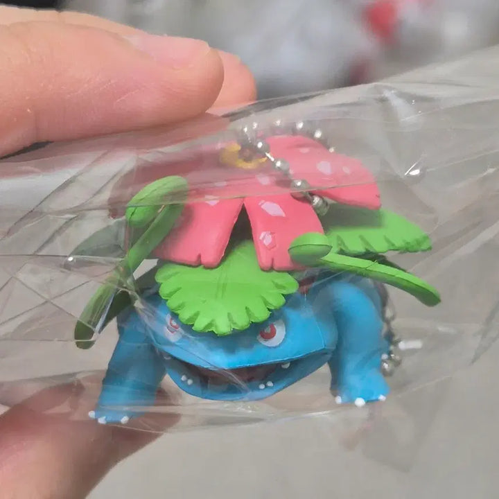 [BUNJANG] Pokemon Figure Gacha Keychain Bulbasaur Evolution Set / 포켓몬 피규어 가챠 키링 이상해꽃 진화세트
