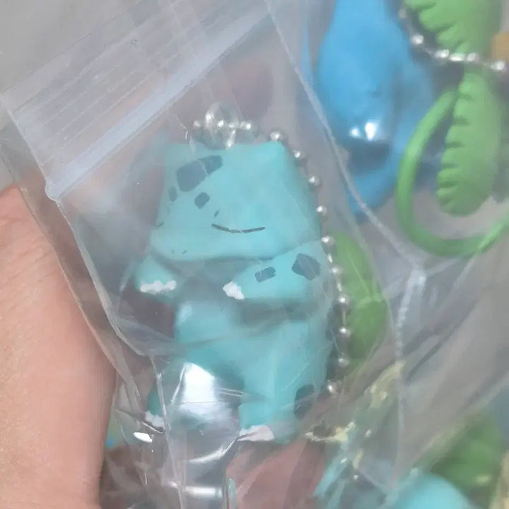 [BUNJANG] Pokemon Figure Gacha Keychain Bulbasaur Evolution Set / 포켓몬 피규어 가챠 키링 이상해꽃 진화세트