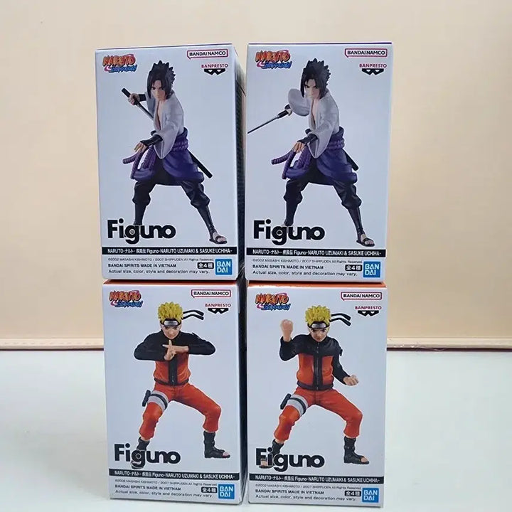 [BUNJANG] Naruto Uzumaki &amp; Sasuke Uchiha 4-Figure Set / 나루토 피규어 우즈마키 &amp; 사스케 우치하 4종 세트