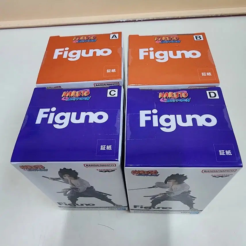 [BUNJANG] Naruto Uzumaki &amp; Sasuke Uchiha 4-Figure Set / 나루토 피규어 우즈마키 &amp; 사스케 우치하 4종 세트