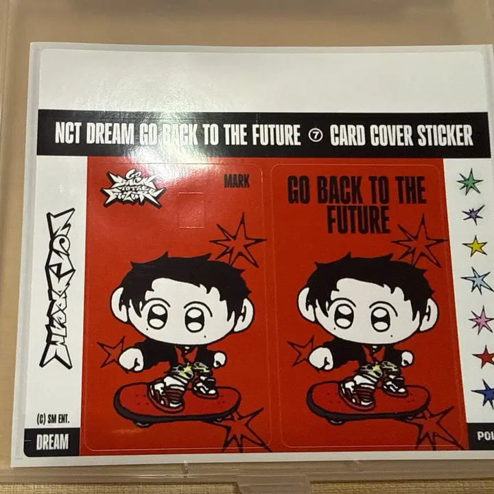 [BUNJANG] NCT Mark BTTF Pop-up Card Sticker / 마크 bttf 팝업 카드 스티커