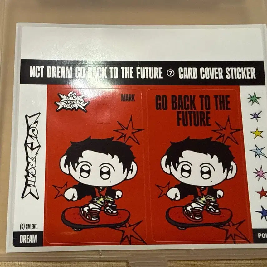 [BUNJANG] NCT Mark BTTF Pop-up Card Sticker / 마크 bttf 팝업 카드 스티커