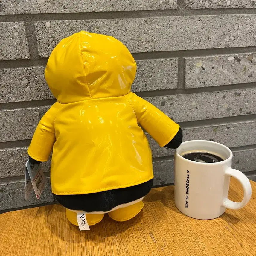 [BUNJANG] Pingu Raincoat Medium Plush 27cm / (인기상품) 핑구 우비중형, 27CM