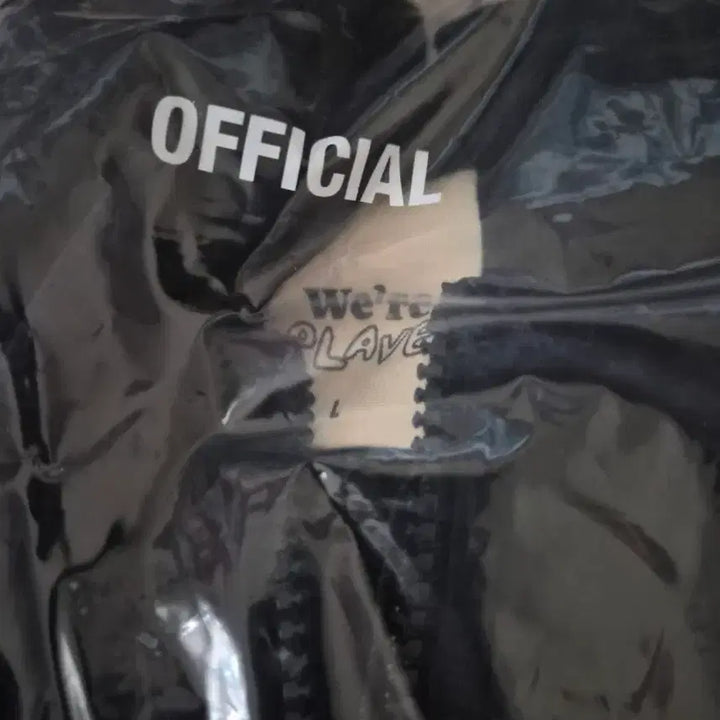 [BUNJANG] Plaubye Slogan Zip-Up Hoodie (Large) / 플레이브 슬로건 집업후드