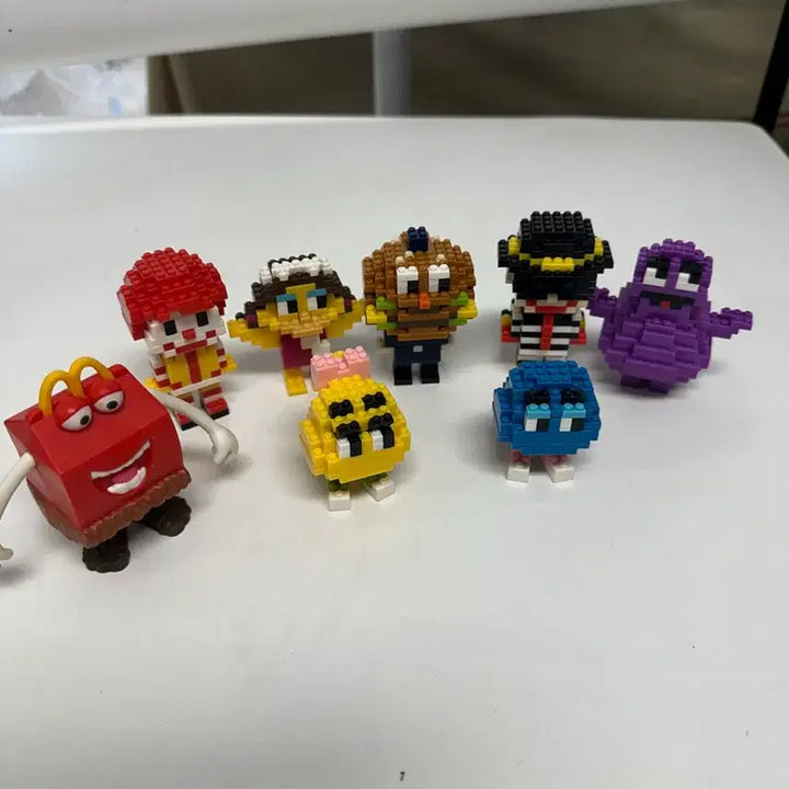 [BUNJANG] Happy Meal Nano Block Mini Figure Set / 해피밀 나노블럭 미니 피규어 셋트