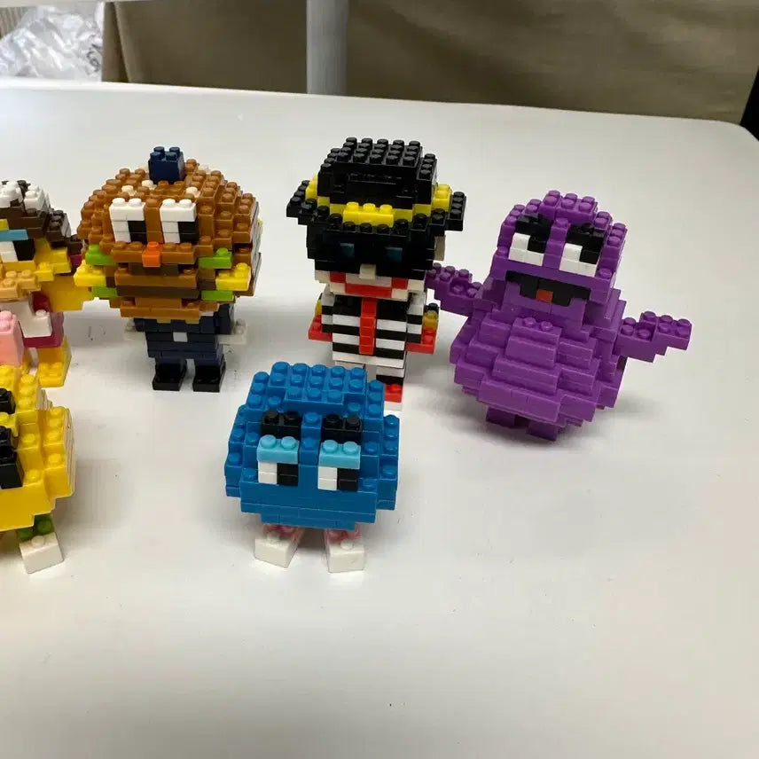[BUNJANG] Happy Meal Nano Block Mini Figure Set / 해피밀 나노블럭 미니 피규어 셋트