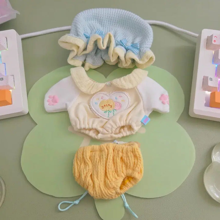 [BUNJANG] Baby Clothes Set with Chick Embroidery / 20깅 베이비 의상 세트
