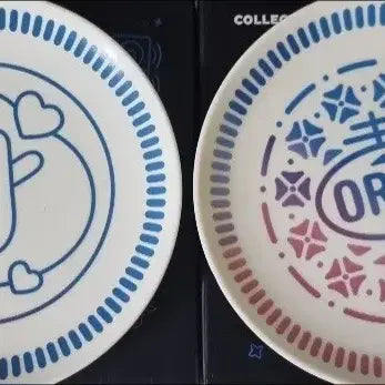 [BUNJANG] BTS x Oreo Collaboration Limited Edition Plate Set + Sticker / 오레오 bts 플레이트 세트 + 스티커