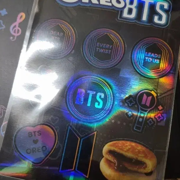 [BUNJANG] BTS x Oreo Collaboration Limited Edition Plate Set + Sticker / 오레오 bts 플레이트 세트 + 스티커