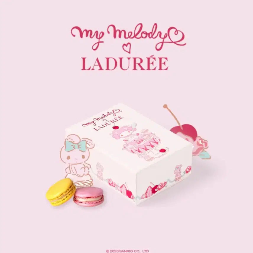 [BUNJANG] Laduree x My Melody Limited Edition Box / 라뒤레 마이멜로디 한정판 박스 방꾸템