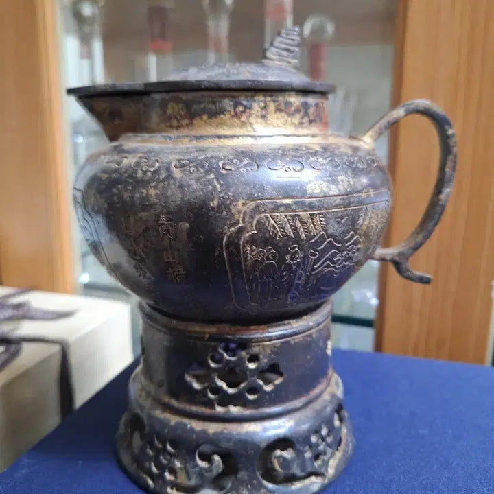 [BUNJANG] Antique Brass Teapot / 황동 주전자