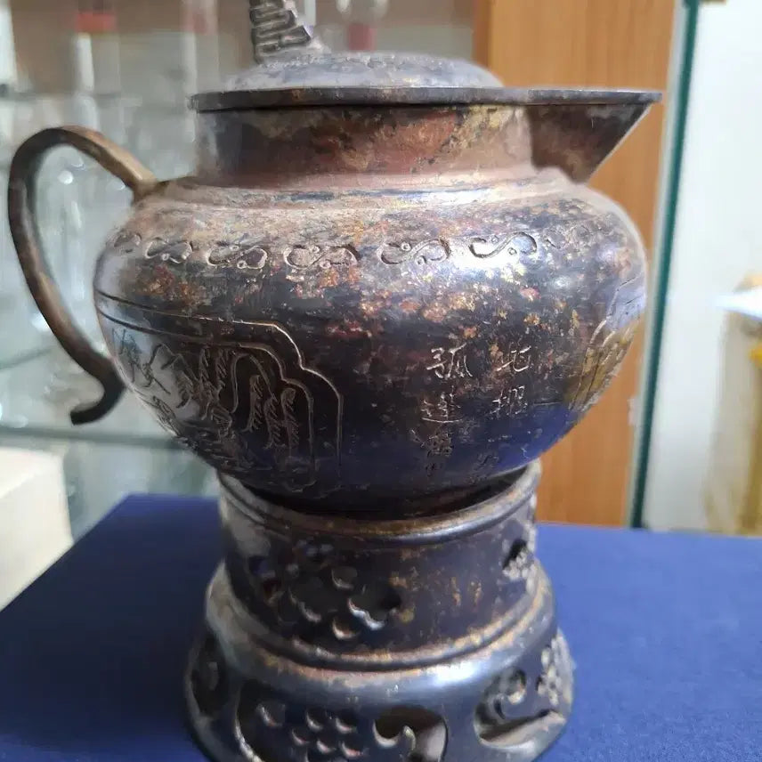 [BUNJANG] Antique Brass Teapot / 황동 주전자