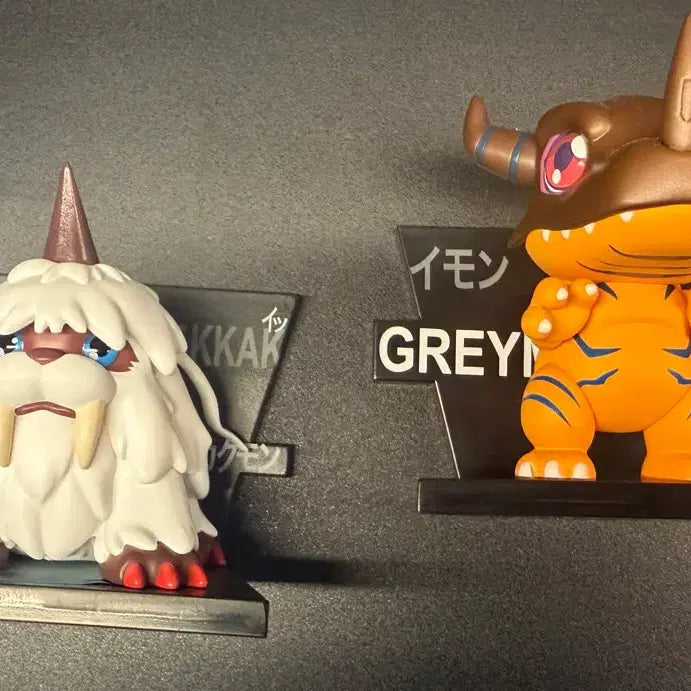 [BUNJANG] PopMart Digimon Greymon + Tyrannomon Set / 팝마트 디지몬 그레이몬+원뿔몬 세트 판매합니다
