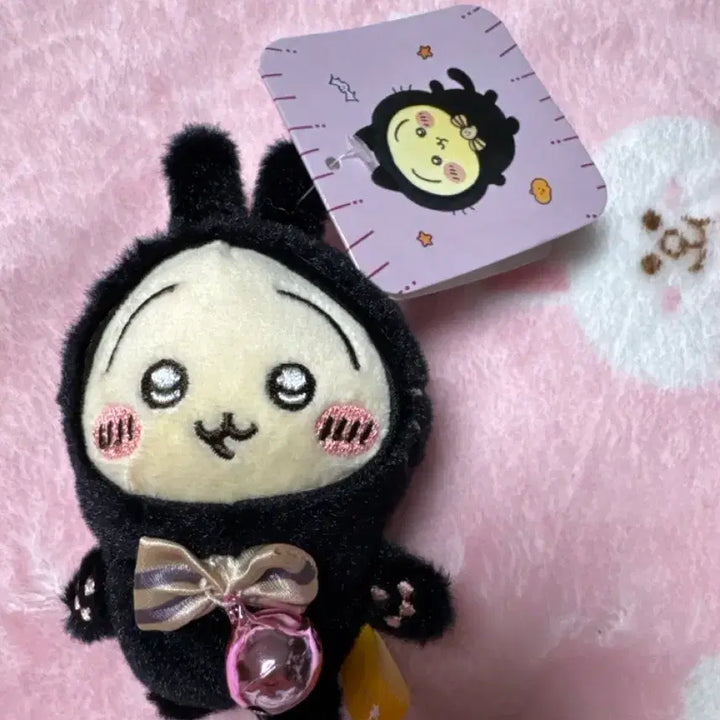[BUNJANG] Chiikawa Halloween Black Cat Mascot / 치이카와 할로윈 검은 고양이 마스코트