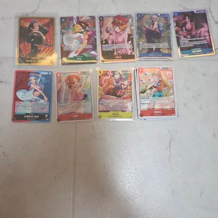 [BUNJANG] One Piece Boa Hancock Gold D. Roger SR, R Cards Bundle Set / 원피스 카드 보아행콕 금두웅 및 sr,r듵 일괄 판매합니다