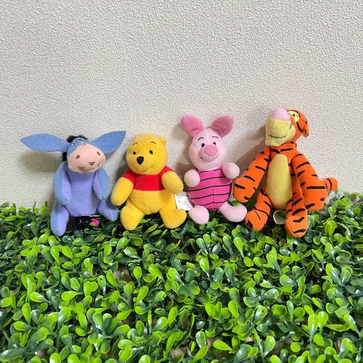 [BUNJANG] Vintage Winnie the Pooh Piglet Tigger Bundle Set Plush Dolls / 일괄)고전 곰돌이푸 인형 위니더푸 피글렛 티거