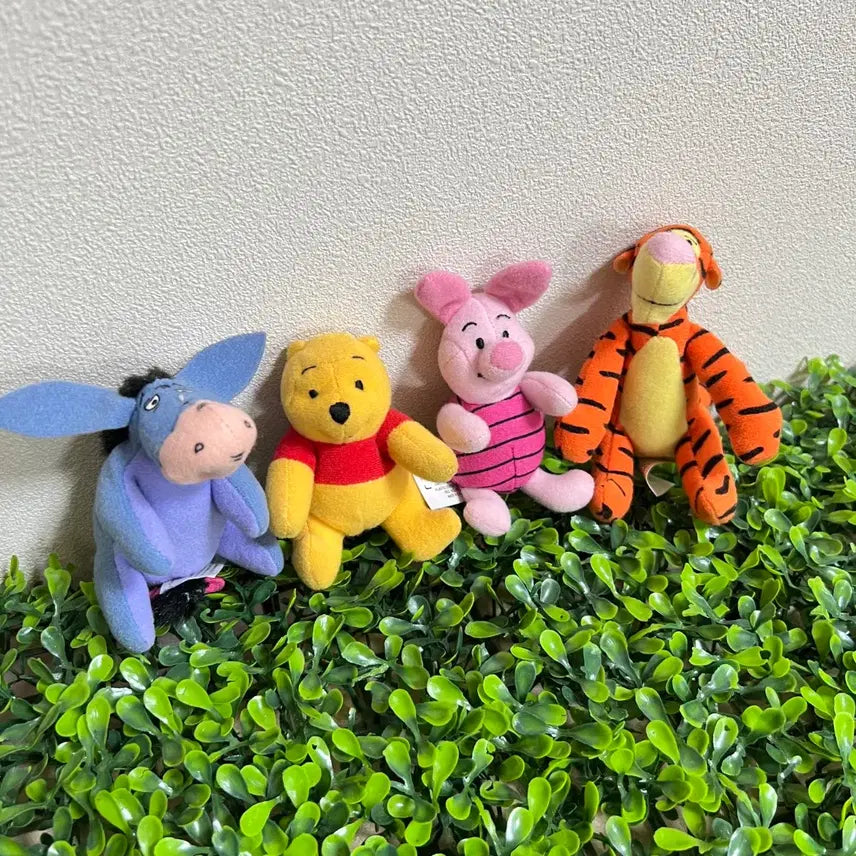 [BUNJANG] Vintage Winnie the Pooh Piglet Tigger Bundle Set Plush Dolls / 일괄)고전 곰돌이푸 인형 위니더푸 피글렛 티거