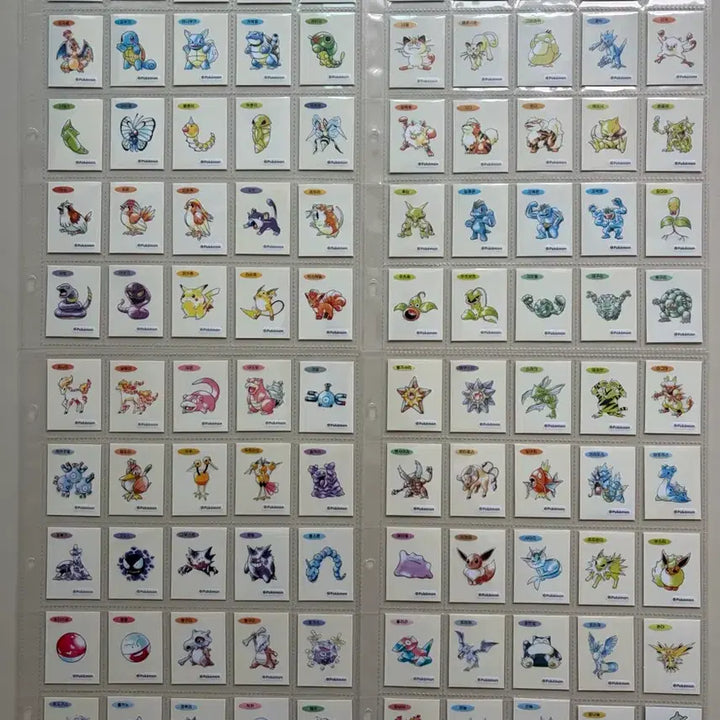 [BUNJANG] Pokemon Artwork Ttibusil Set (99 Types + Mewtwo &