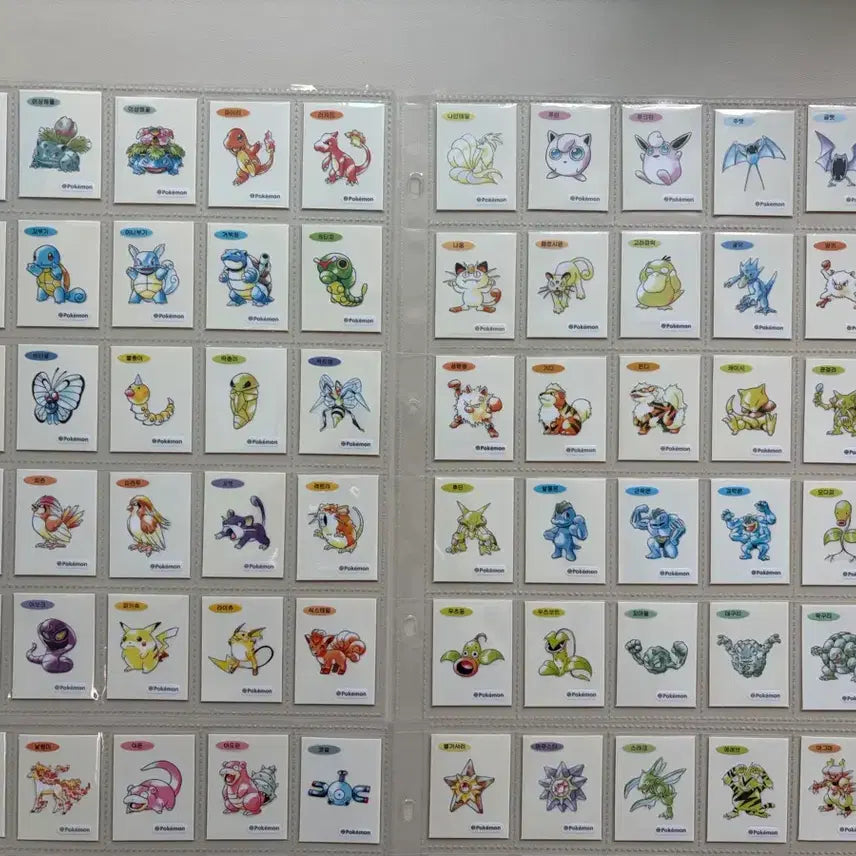 [BUNJANG] Pokemon Artwork Ttibusil Set (99 Types + Mewtwo &