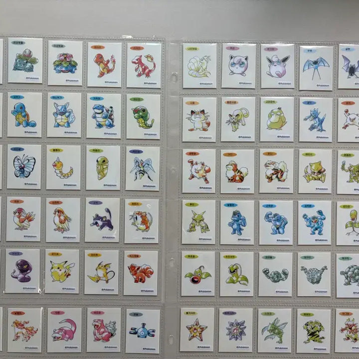[BUNJANG] Pokemon Artwork Ttibusil Set (99 Types + Mewtwo &