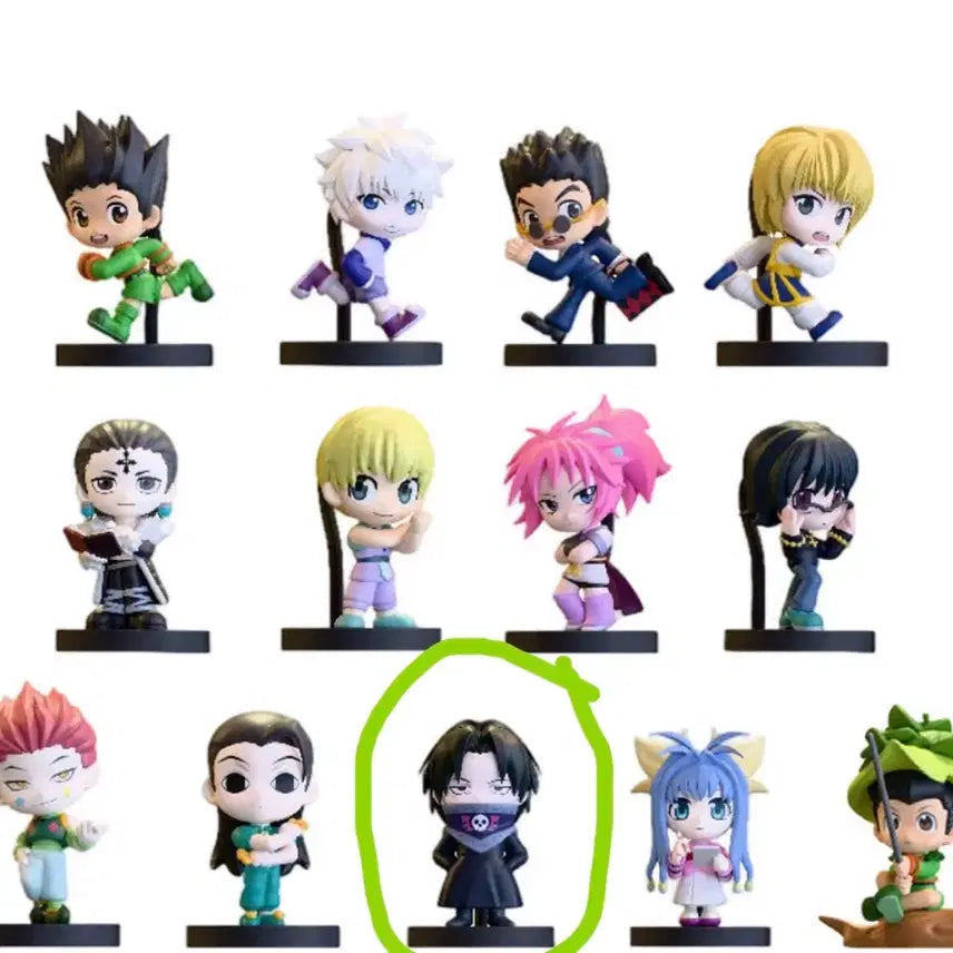 [BUNJANG] Hunter x Hunter Chrollo Lucilfer "Rice Ball" Figure / 헌터x헌터 쌀알 피규어 빅 쌀알 러닝 페이탄