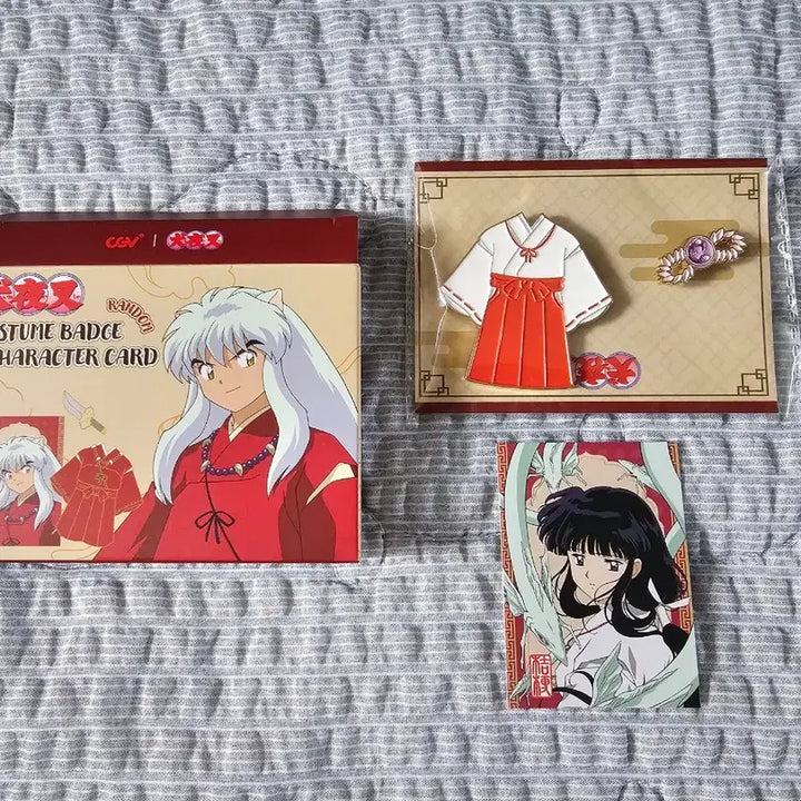 [BUNJANG] CGV Inuyasha Costume Badge - Kikyō / CGV 이누야샤 코스튬 뱃지 - 금강 키쿄우