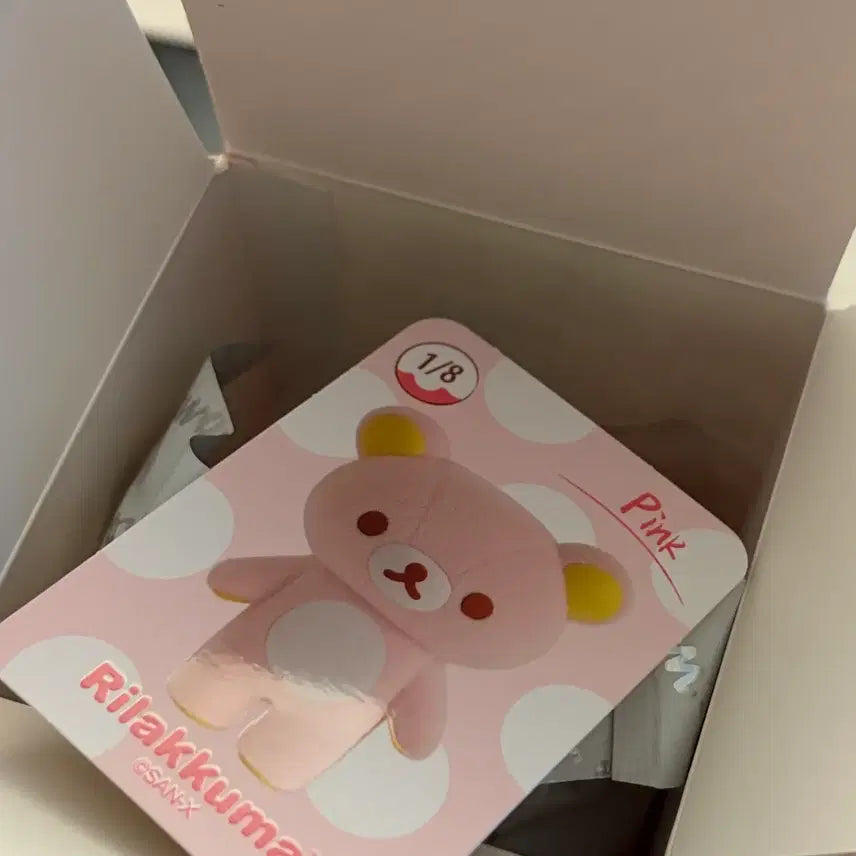 [BUNJANG] Rilakkuma Sherbet Figure Pink (Sealed) / 리락쿠마 샤베트 피규어 핑크 미개봉 셔벗 랜덤 피규어