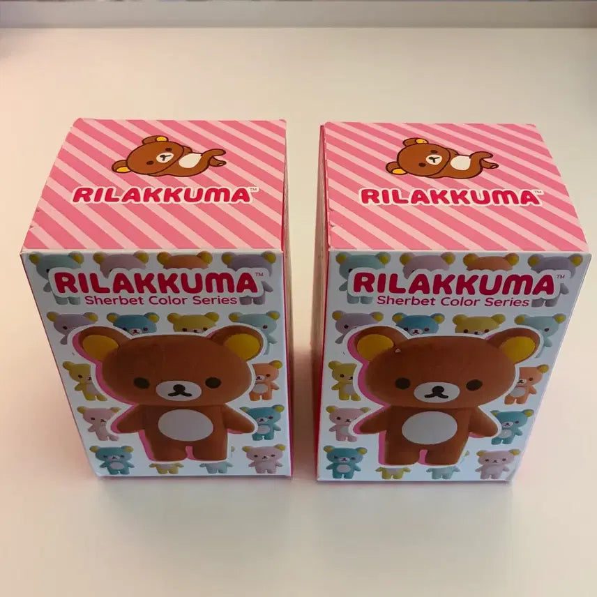 [BUNJANG] Rilakkuma Sherbet Figure Pink (Sealed) / 리락쿠마 샤베트 피규어 핑크 미개봉 셔벗 랜덤 피규어