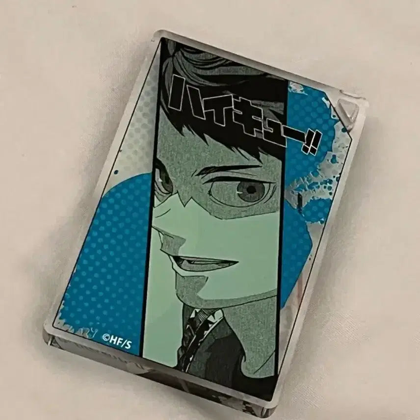 [BUNJANG] Haikyu!! Oikawa Trump-style Keychain / 하이큐 점프샵 트럼프풍 키링 오이카와 양도