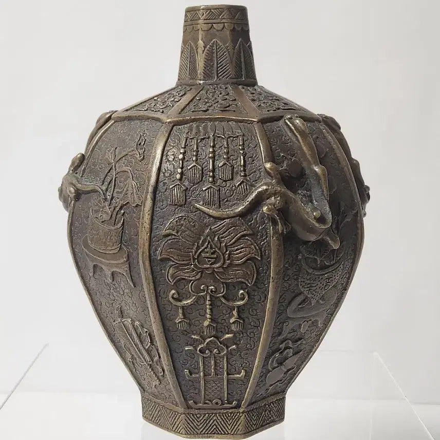 [BUNJANG] Octagonal Fairy Tale Vase / 팔각 동화병 높이19cm폭12.8cm 중국도자기